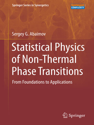 cover image of Statistical Physics of Non-Thermal Phase Transitions